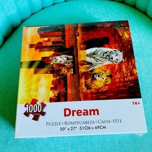 1000 Piece Puzzle Tiger Cat